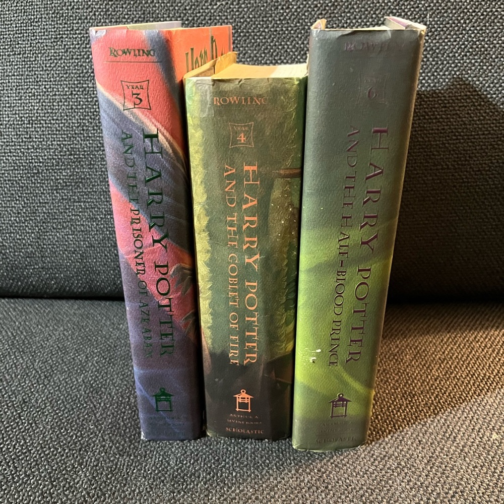 Harry Potter Books (3,4, &6) - Picture 2 of 3